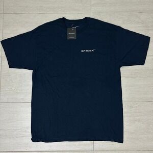 SpaceX T Shirt XL Black Logo Tee New With Tags NASA Elon Musk Space Shirt